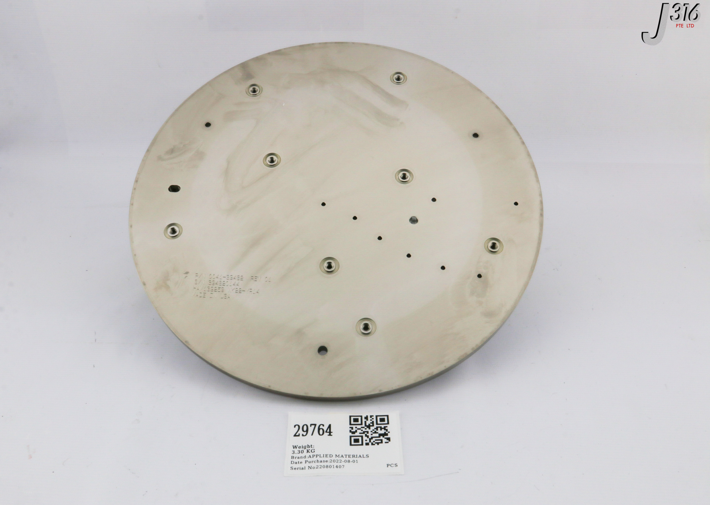 Ｊ 29764 APPLIED MATERIALS REFLECTOR PLATE ASSY 0041-39482 | eBay